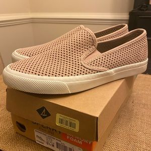 Sperry Seaside Perforated Slip Ons